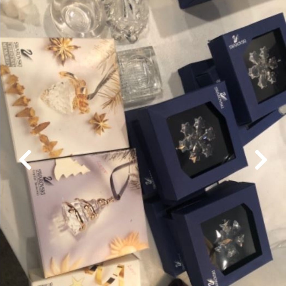 Swarovski Christmas Memories Ornaments priced each